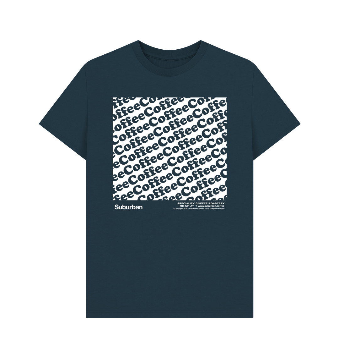 Denim Blue Printed T-shirt