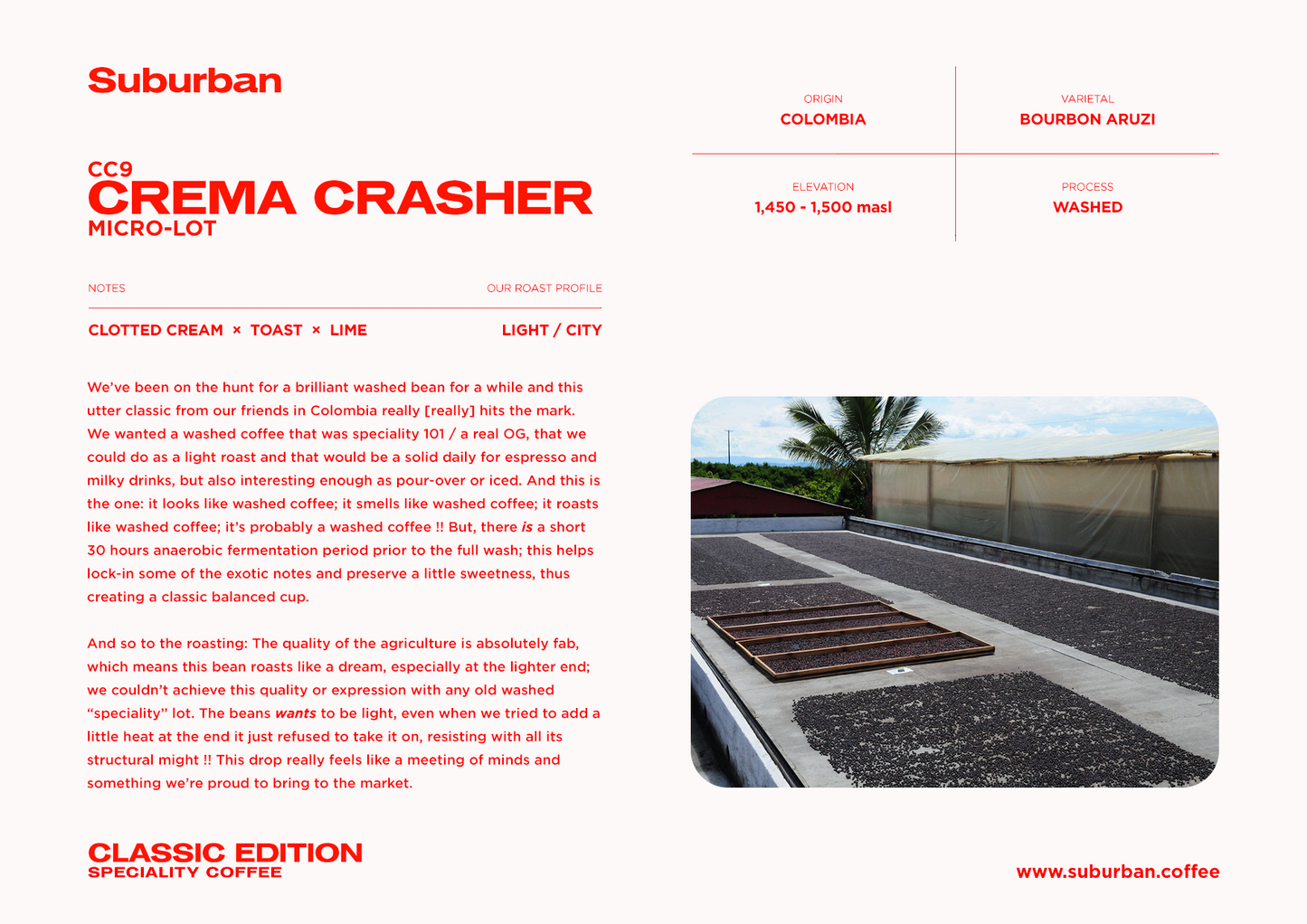 CC9 - Crema Crasher : COLOMBIA