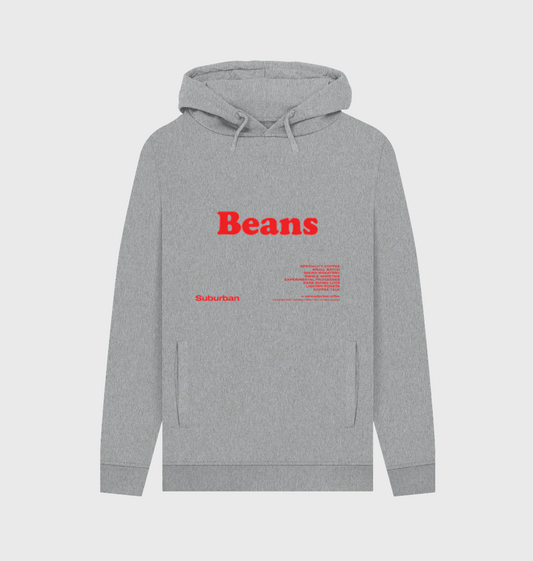 Suburban : Beans Hoodie [Unisex] [Grey]