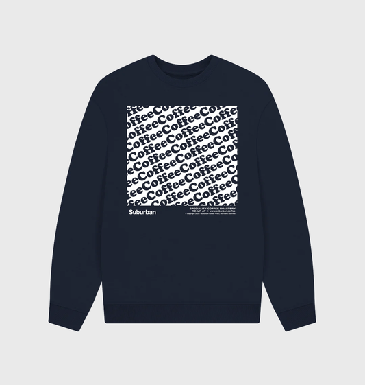 Suburban : Coffee Coffee Coffee OS Sweater [Mens] [Navy]